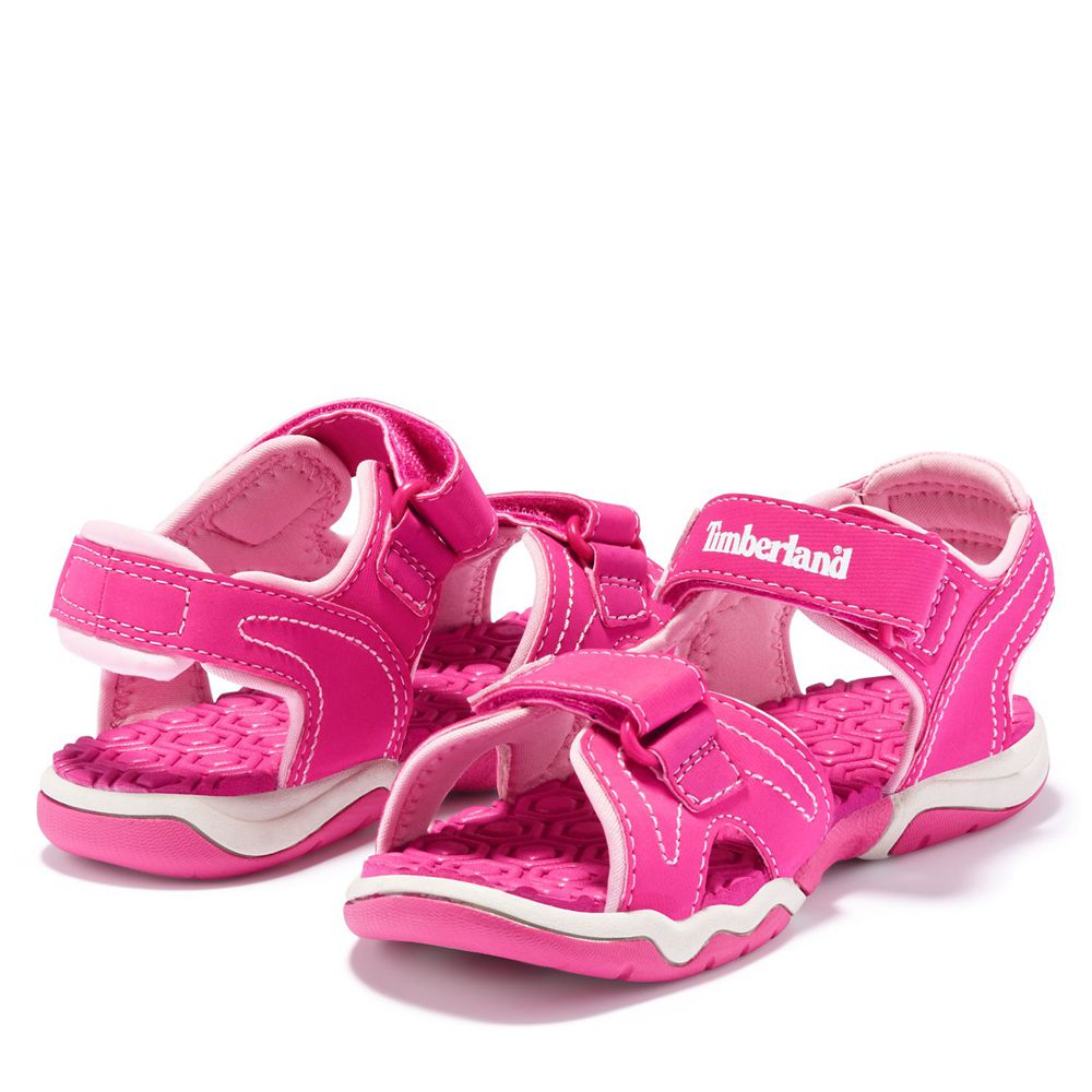 Timberland Kids Sandals Adventure Seeker 2-Strap - Pink - India CN8705364